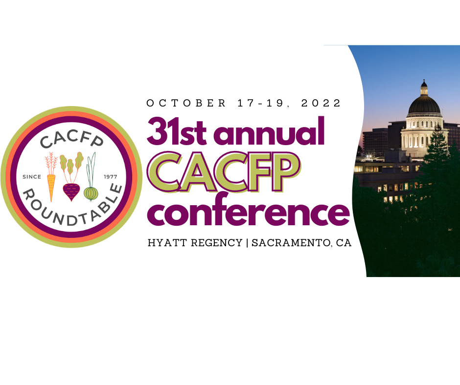 Join the Annual CACFP Conference in Sacramento! Head Start California